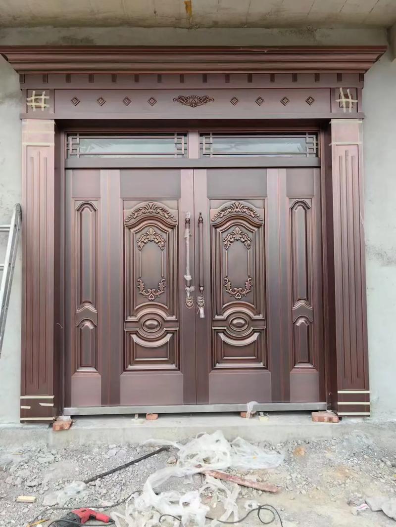 铜门铜工艺设计制作安装 专业生产厂家与装修效果图实景案例